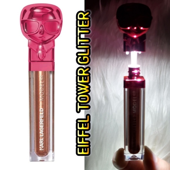 KARL LAGERFELD LED LIPGLOSS EIFFEL TOWER GLITTER - Picture 1 of 8
